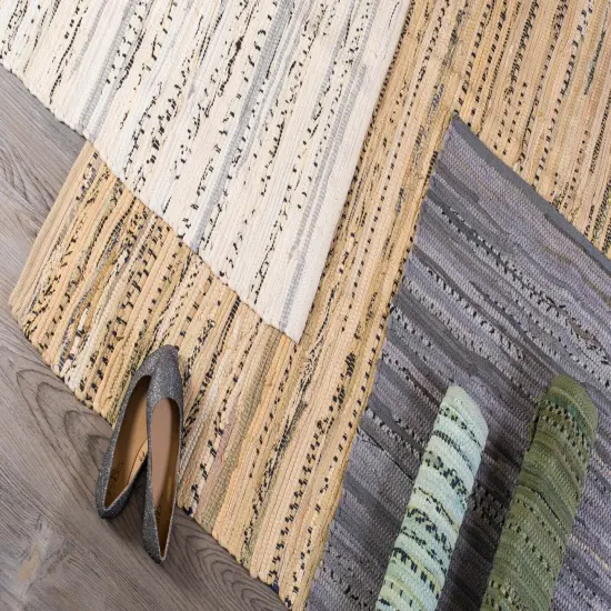 DII Multi Taupe Rag Rug {2}