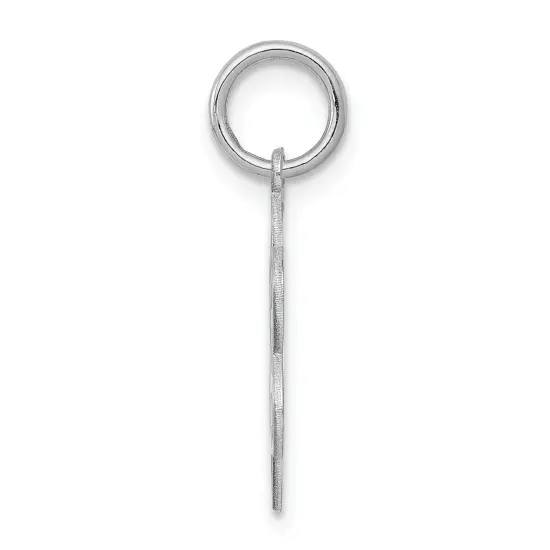 Sterling Silver Happy Birthday Disc Charm Pendant Jewerly 21mm x 13mm {3}