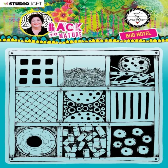 Art By Marlene Back To Nature Clear Stamps-Bug Hotel {1}