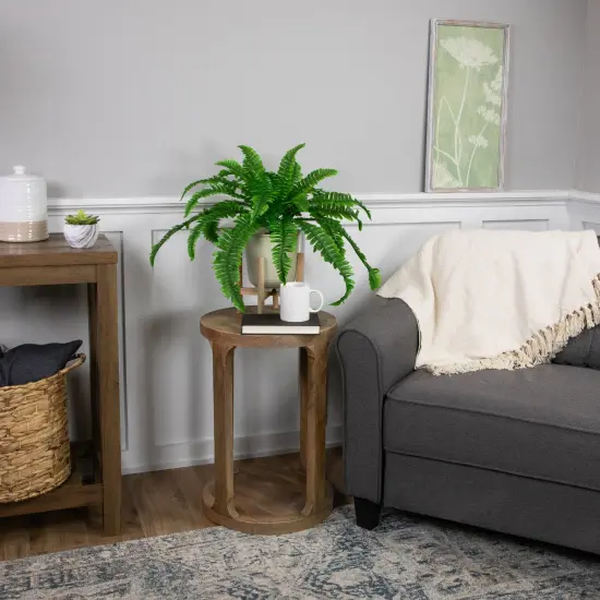 Northlight Boston Fern Artificial Potted Plant - 24" Green {3}