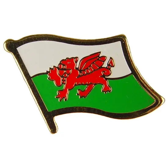 Wales Flag Pin 1" {1}