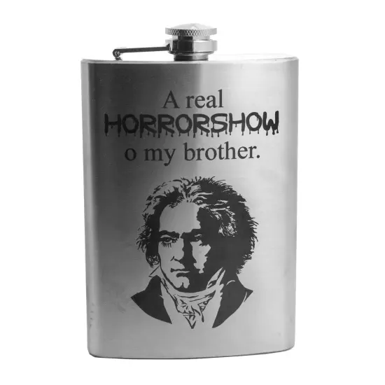 8oz Real Horrorshow Stainless Steel Flask {1}