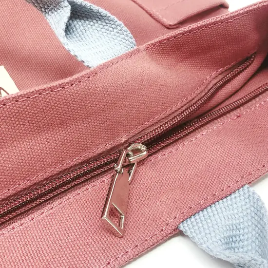 Wrapables Canvas Tote Bag for Women, Casual Cross Body Shoulder Handbag Redwood {4}