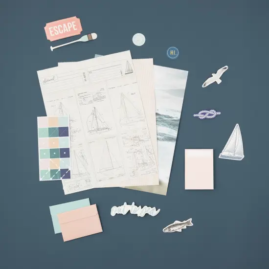 Heidi Swapp Set Sail Ephemera Die-Cuts-42/Pkg {3}