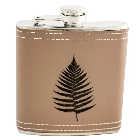 6oz Fern Leaf Flask {1}