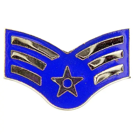 U.S. Air Force E4 Senior Airman Pin 1" {1}