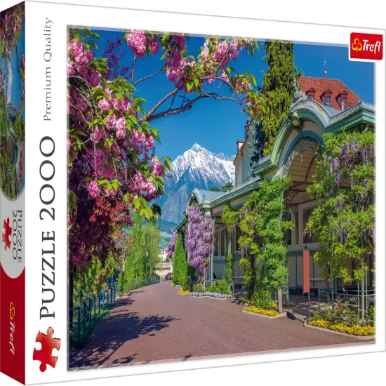 2000 Piece Jigsaw Puzzles, Merano, Italy, Landscape Puzzle of Italy with Mountains, Adult Puzzles, Trefl 27115 {1}