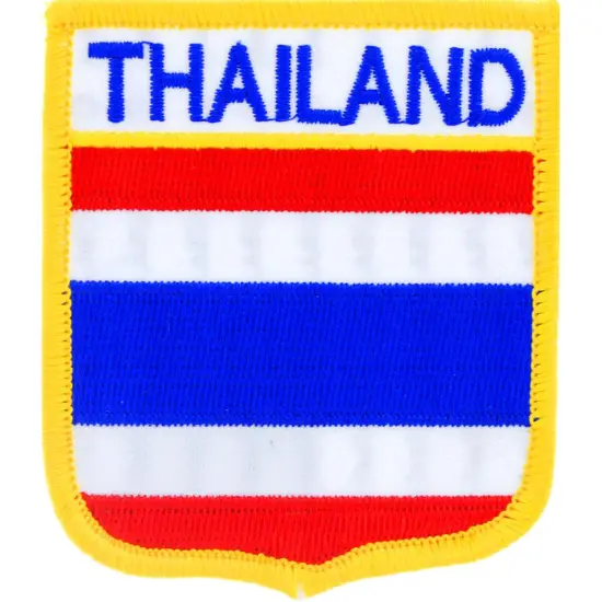 Thailand Shield Patch 2 1/2" x 3" {1}
