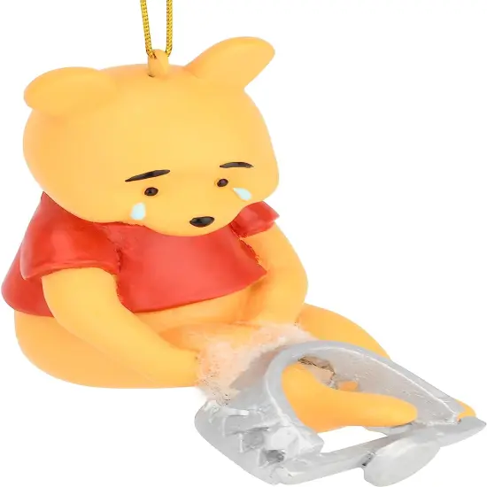 Tree Buddees Winne The Pooh Caught in a Bear Trap Funny Christmas Ornament Decoration {2}
