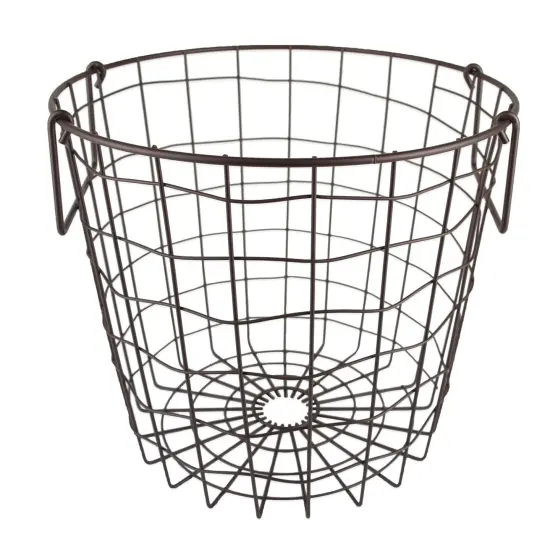 DII Metal Basket Bronze Round Small {1}