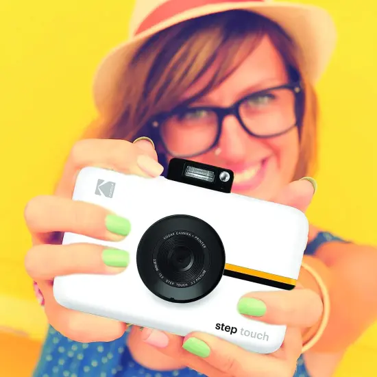 Kodak Step Touch 13MP Digital Instant Print Camera with 3.5" LCD Touchscreen, ZINK Technology & 1080p HD Video White {6}