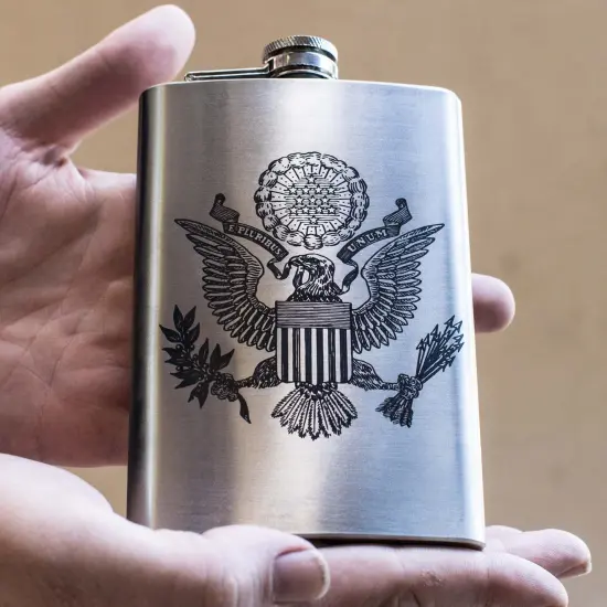 8oz USA Seal Stainless Steel Flask {3}