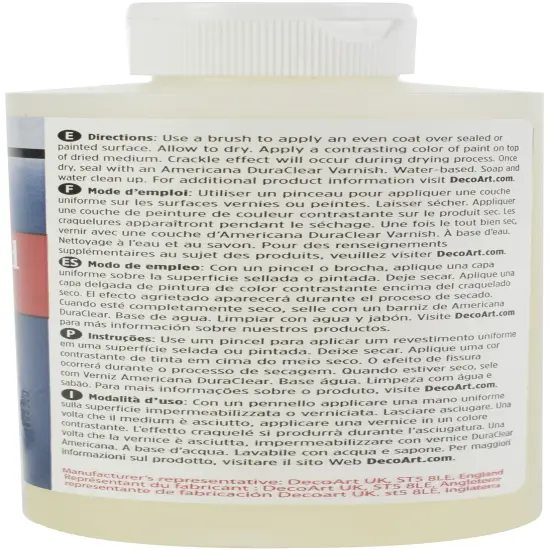 DecoArt Americana Weathered Wood(TM) Crackle Medium-8oz {3}