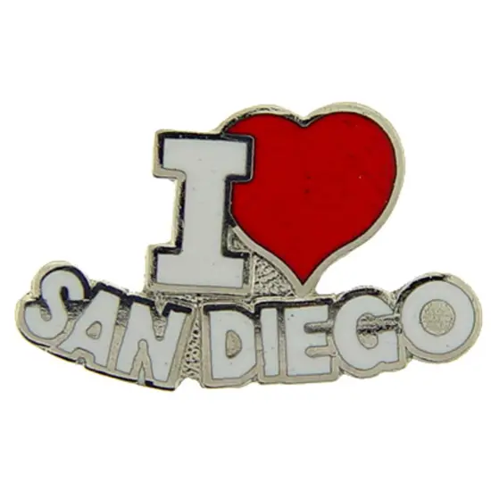 I Love San Diego Pin 1" {1}