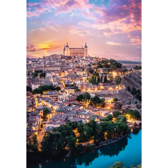 1500 Piece Jigsaw Puzzles, Toledo Spain at Sunset, European City Puzzle, Romantic City Puzzle, Adult Puzzles, Trefl 26146 {2}