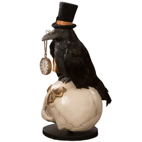 Midnight Crow On Skull 12" {2}