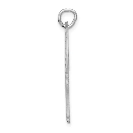 14K White Gold Giraffe Charm Pendant FindingKing Jewerly 29mm x 20mm {3}