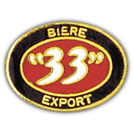 Biere 33 Export Pin 1" {1}