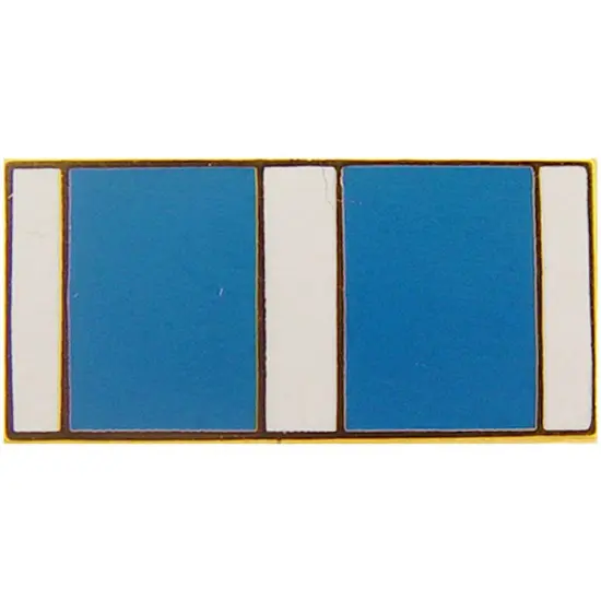 EagleEmblems P15099 PIN-Ribb,Korean Service (MED) (.875'') {1}