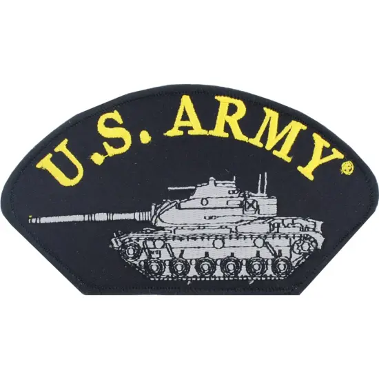 U.S. Army Tank Hat Patch 2 3/4" x 5 1/4" {1}