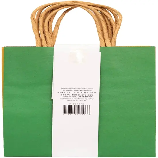 American Crafts Fancy That Small Gift Bags 5.25"x8.25" 6/pkg-Brights {2}