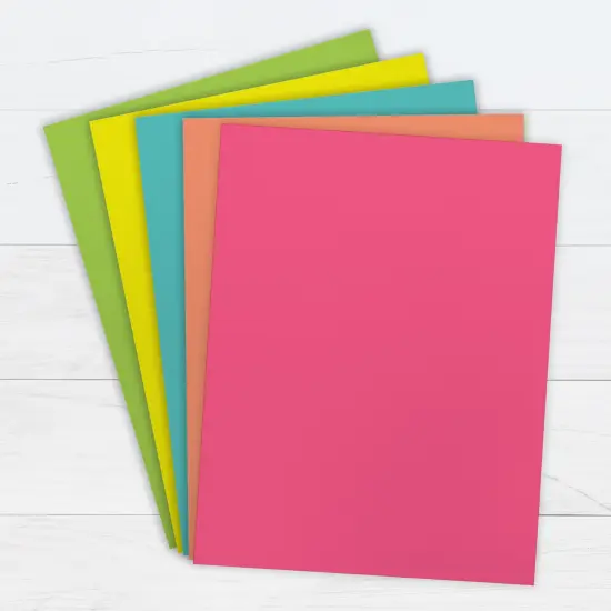 Printworks Tropical Paper, Includes Cherry, Coral, Green, Yellow and Teal Paper, 8 &frac12;&rdquo; x 11&rdquo;, 300 Sheets (00587) {2}