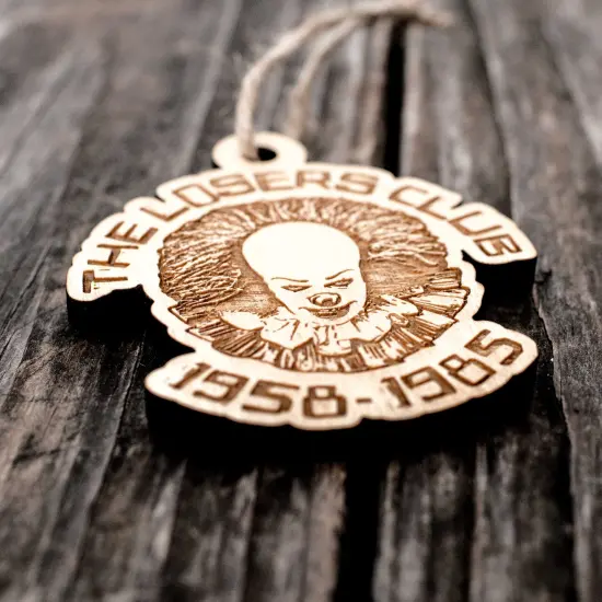 Ornament - The Losers Club - Raw Wood 3x3in {2}