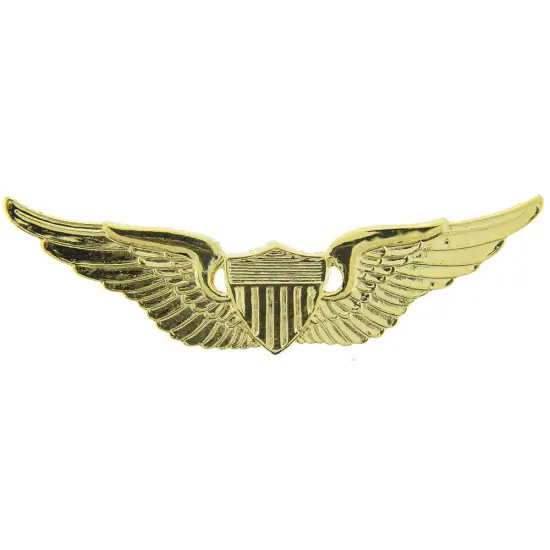 WING-ARMY, AVIATOR, BASIC (GLD) (2-5/8") {1}