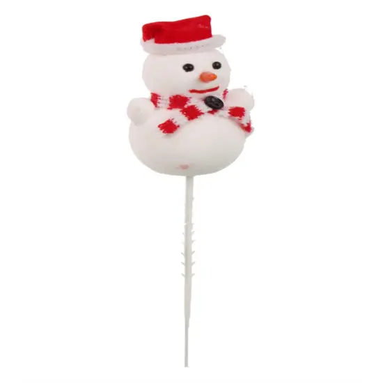 Set of 72 Artificial White Snowman Picks - Festive Holiday Accents for Gift Wrapping, Christmas Tree Decor, and Event Styling - 2024 Christmas Collection, Floral Home by Artificial Flowers {1}