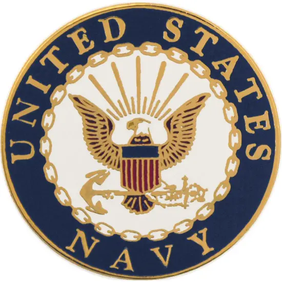 	EagleEmblems P13769 PIN-USN Logo C (MED) (.875'') {1}