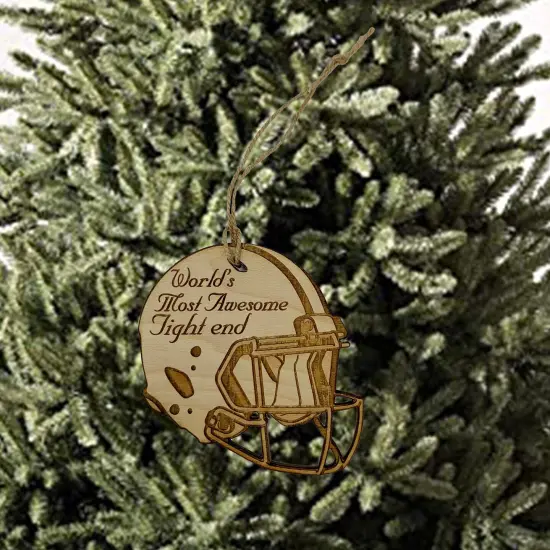 Worlds most Awesome Tight End - Ornament {2}