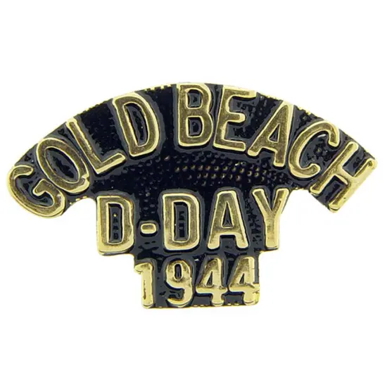 WWII D-Day Gold Beach Pin 1" {1}