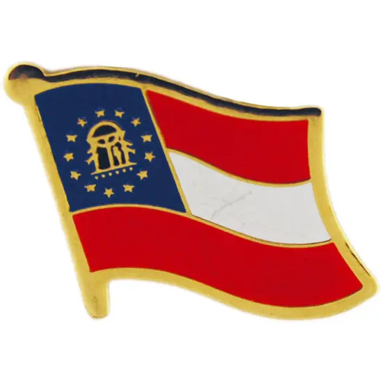 Georgia Flag Pin 1" {1}
