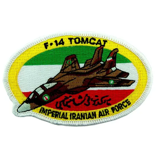 EagleEmblems PM5128 Patch-USAF,Tomcat,Iran,F-14 (3.75'') {1}