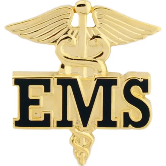 EagleEmblems P02301 Pin-EMS,Caduceus (1'') {1}