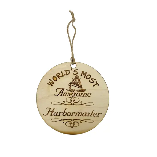 Worlds most Awesome Harbormaster - Ornament {1}