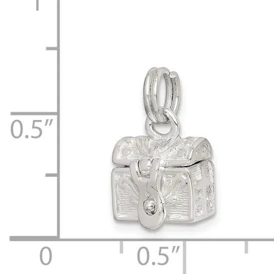 Sterling Silver Cross Charm Jewerly 13mm x 11mm {6}