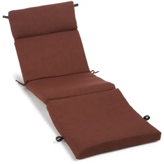 72-inch Outdoor Chasie Lounge Cushion - Cocoa {1}