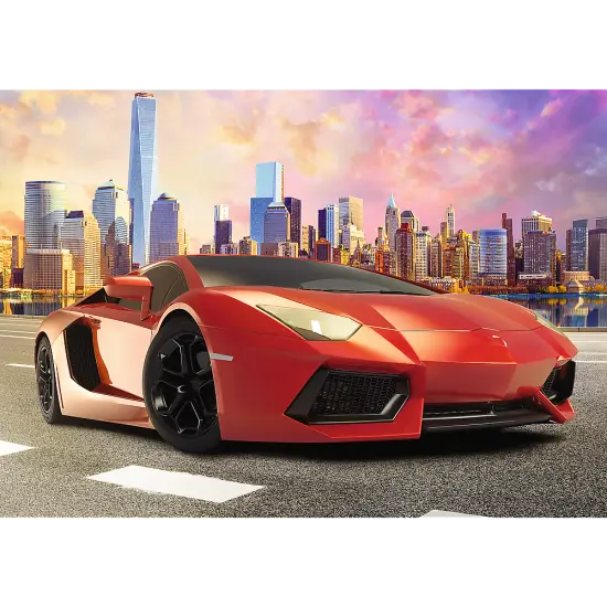 1000 Piece Jigsaw Puzzles- Sunset ride, fast car, Moto puzzle, Adult Puzzle, Trefl 10601 {2}