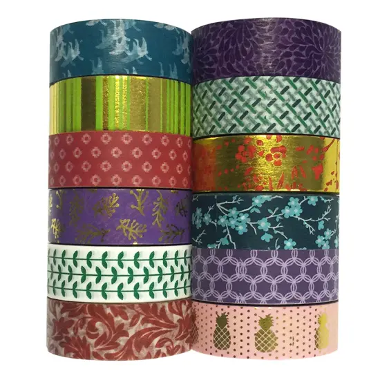 Wrapables WPSET46 Washi Masking Tape Collection (Set of 12) {2}