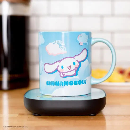 Uncanny Brands Hello Kitty and Friends Cinnamoroll Coffee Mug with Electric Mug Warmer {4}