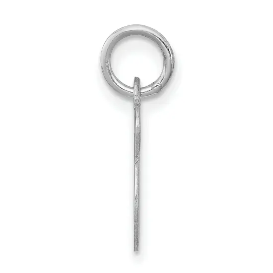 Sterling Silver Small Script Initial Letter S Charm Jewerly 16mm x 10mm {2}