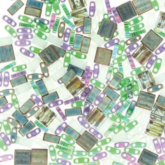 Miyuki Tila Bead Mix Sherwood Forest, 7 grams {1}