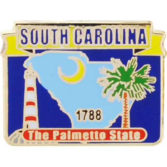 South Carolina Map Pin 1" {1}