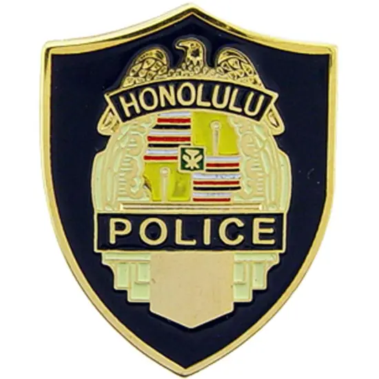 Honolulu Police Officer Badge Pin 1" {1}