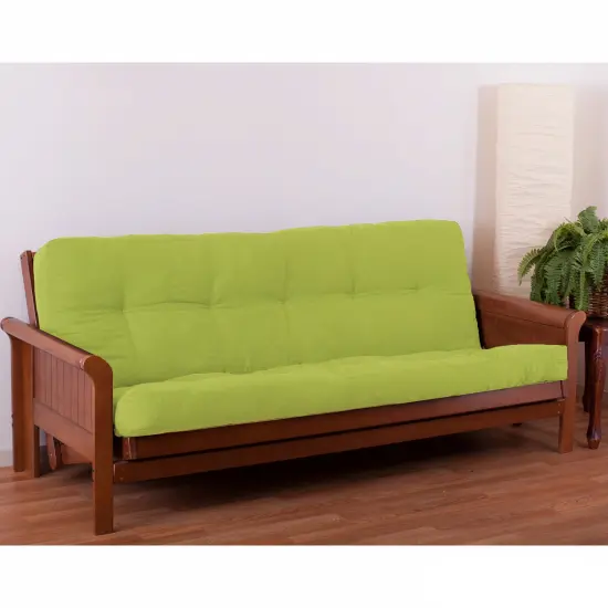 Blazing Needles Renewal 5-inch Twill Full-size Futon Mattress - Mojito Lime - Mojito Lime {1}