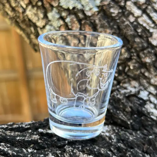 2oz Hippo Shotglass LASER {5}