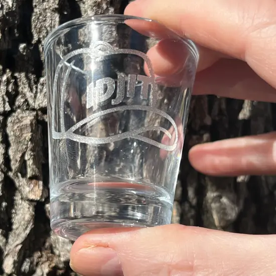2oz Idjit Shotglass LASER {1}
