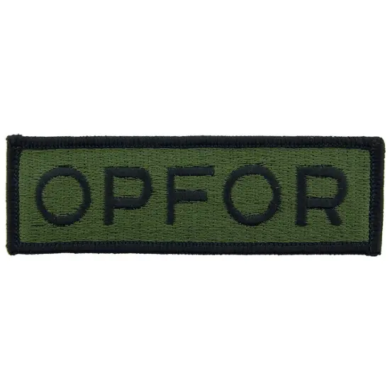 U.S. Army OPFOR Patch Green 4 1/4" {1}