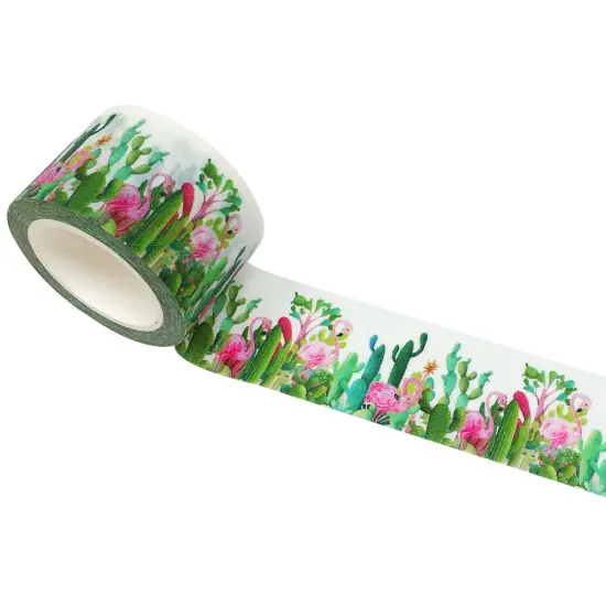 Wrapables Glitter Washi Masking Tape Flamingos {2}